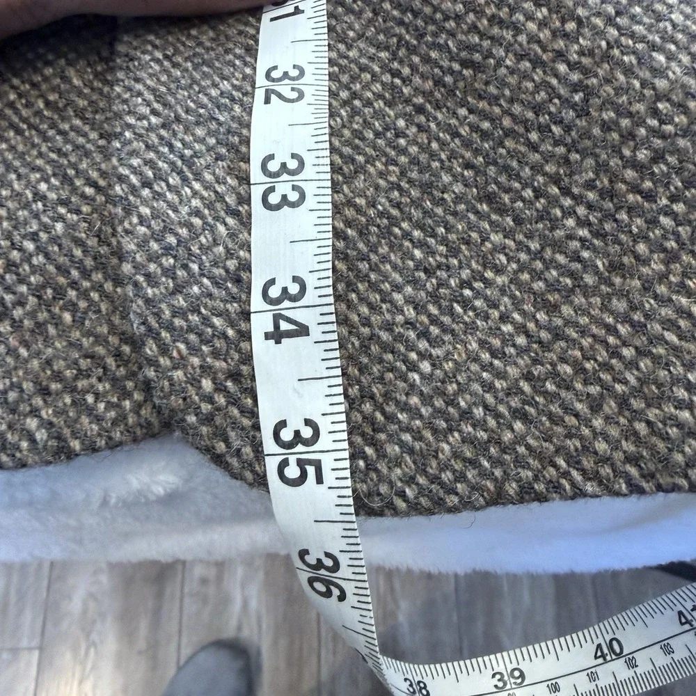 Vintage Banana Republic Blazer Mens 46L Brown Wool Blend Made Italy Sport Coat